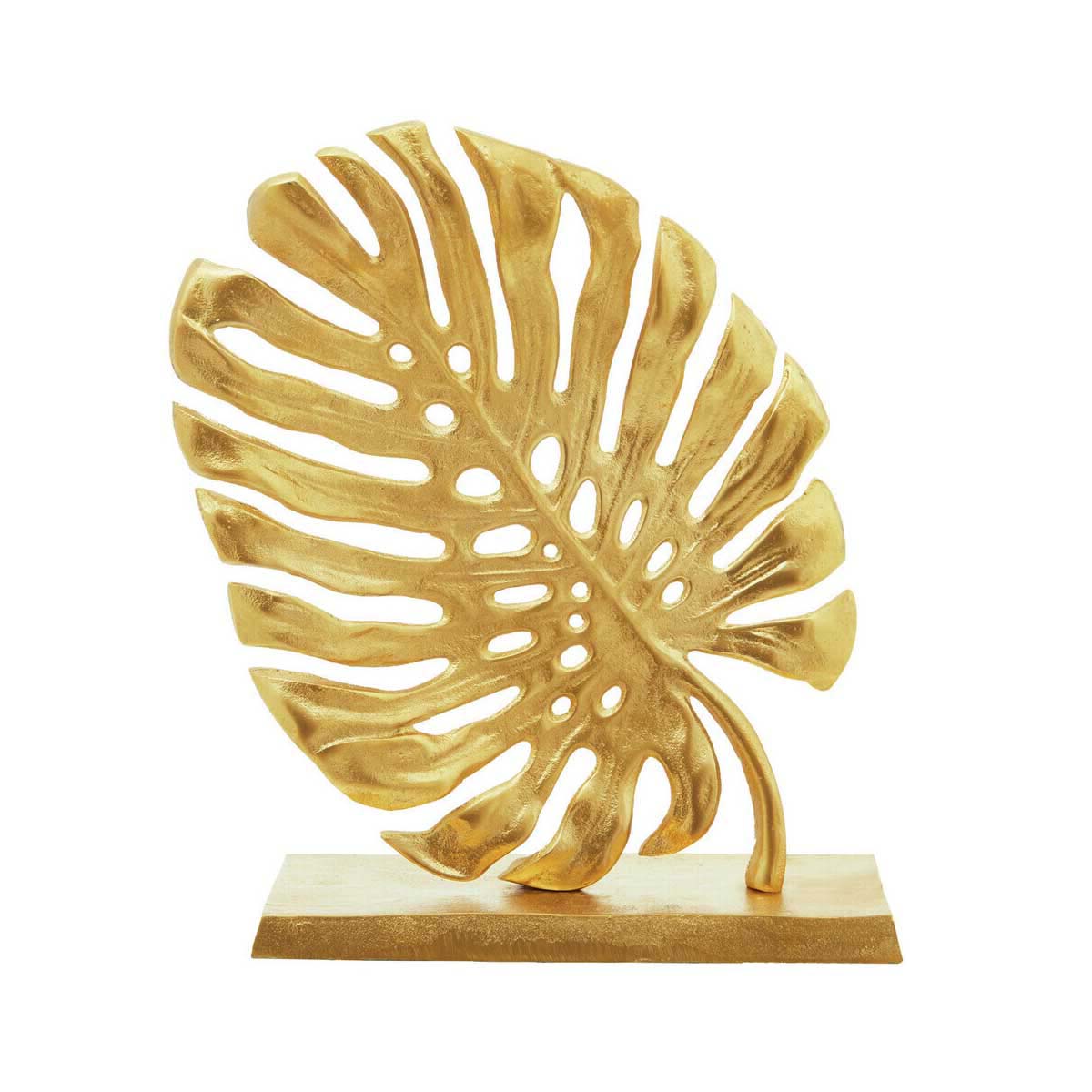 Lena Prato Gold Finish Leaf Sculpture