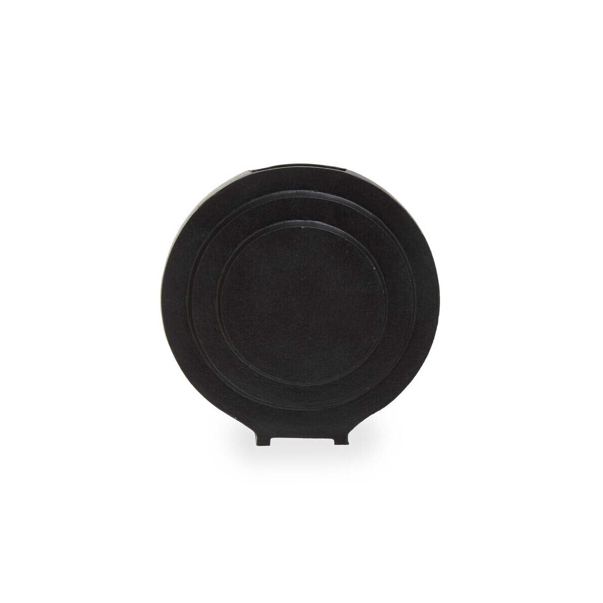 Hapax Round Matt Black Finish Vase