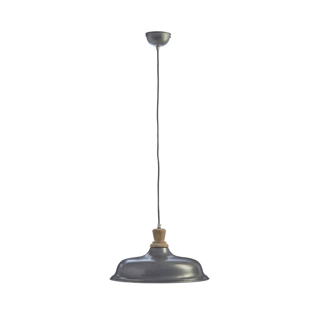 Oslo Small Pendant Light with Zinc Finish
