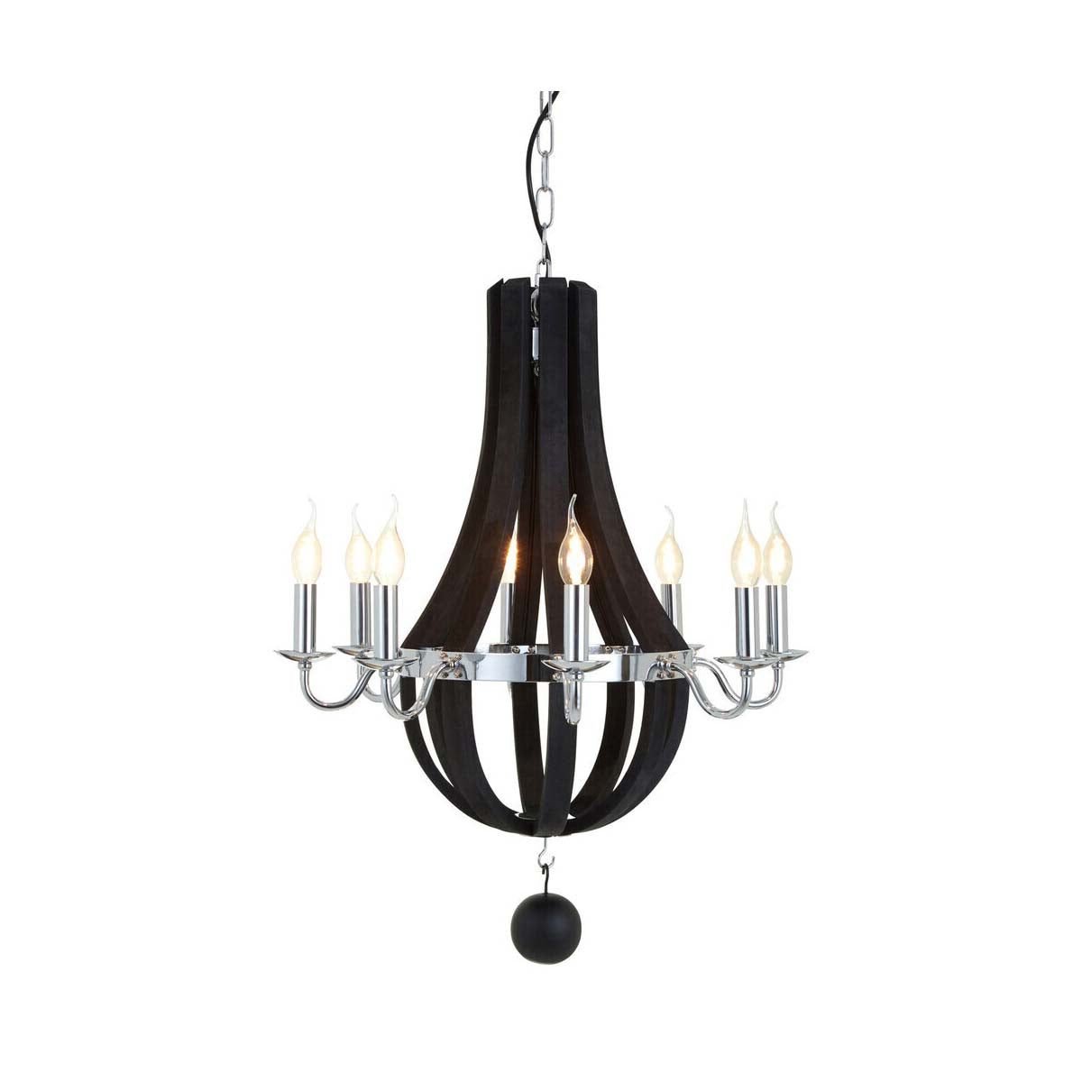 Kensington Townhouse Curved Chandelier