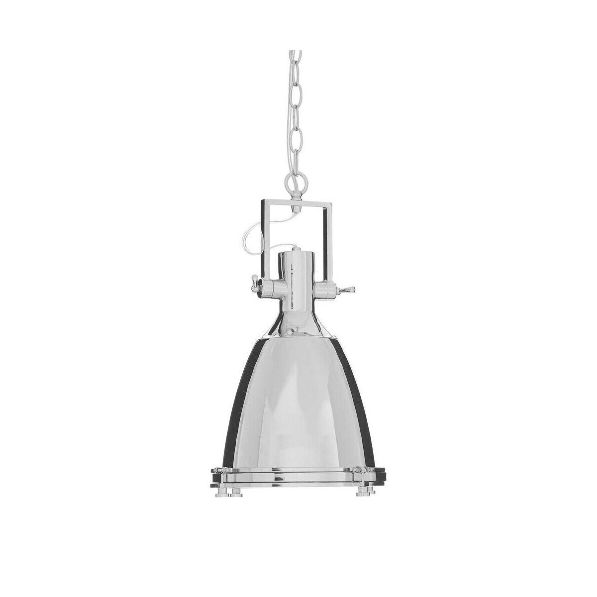 Lexington Small Chrome Plain Pendant Light
