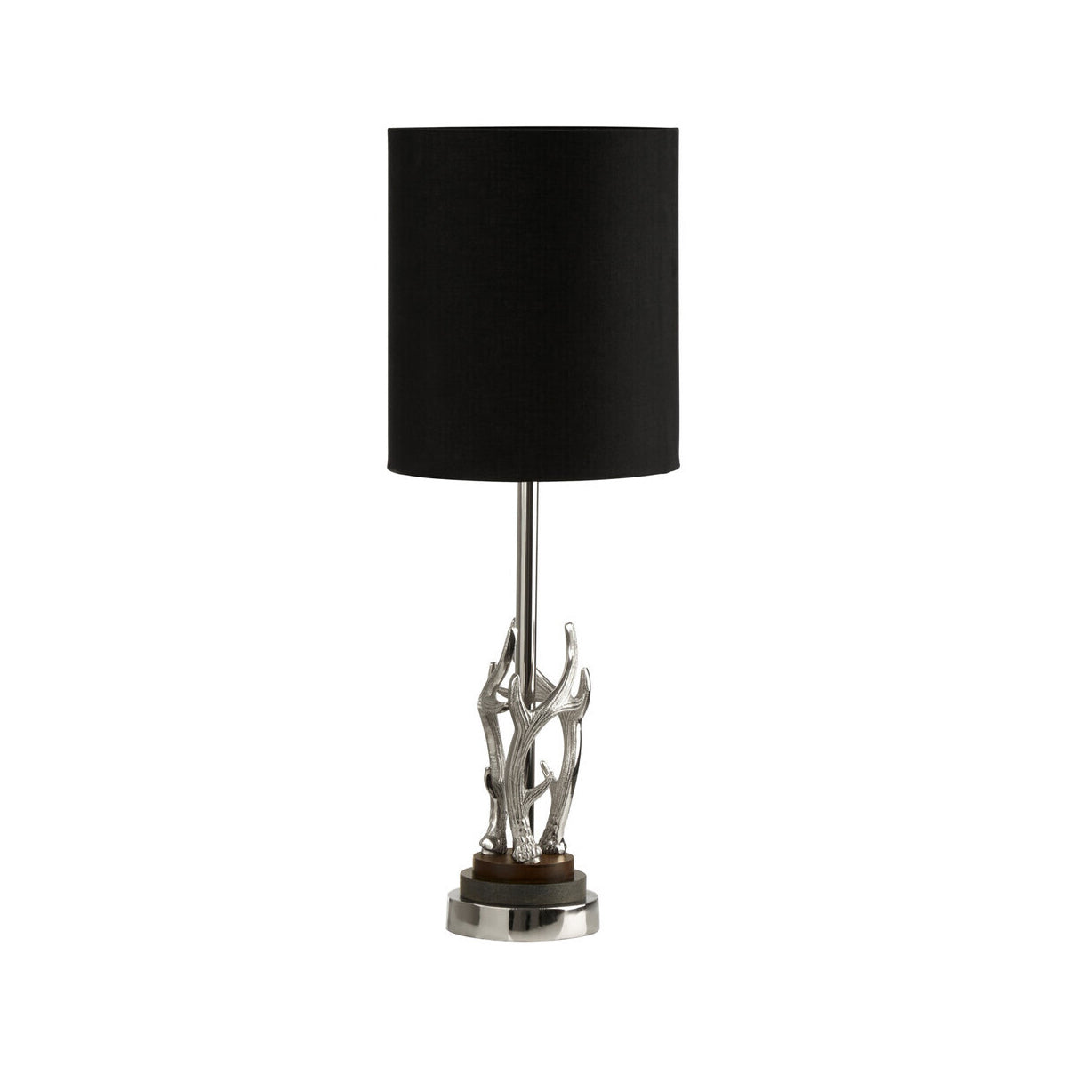Antler Table Lamp with Marble Base