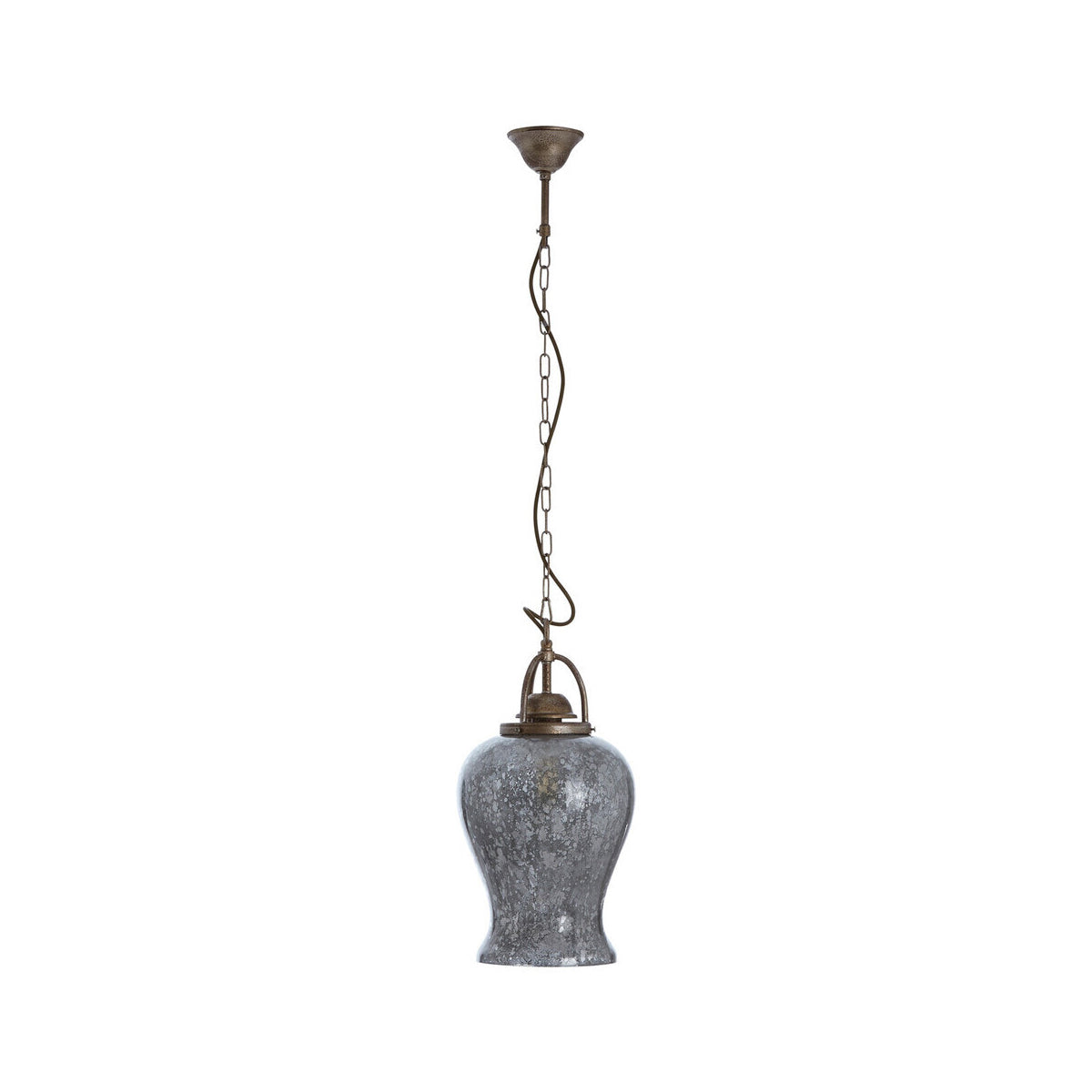 Terina Antique Silver Finish Pendant Light.