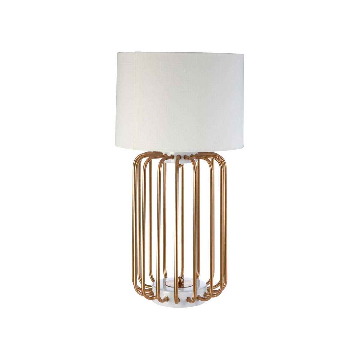 Zora Gold Caged Table Lamp
