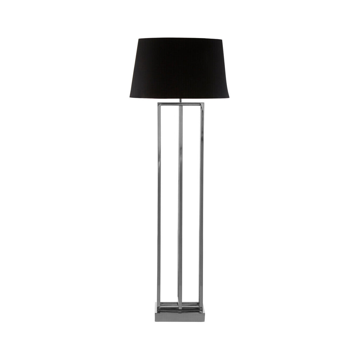 Skye Nickel Finish Rectangular Floor Lamp
