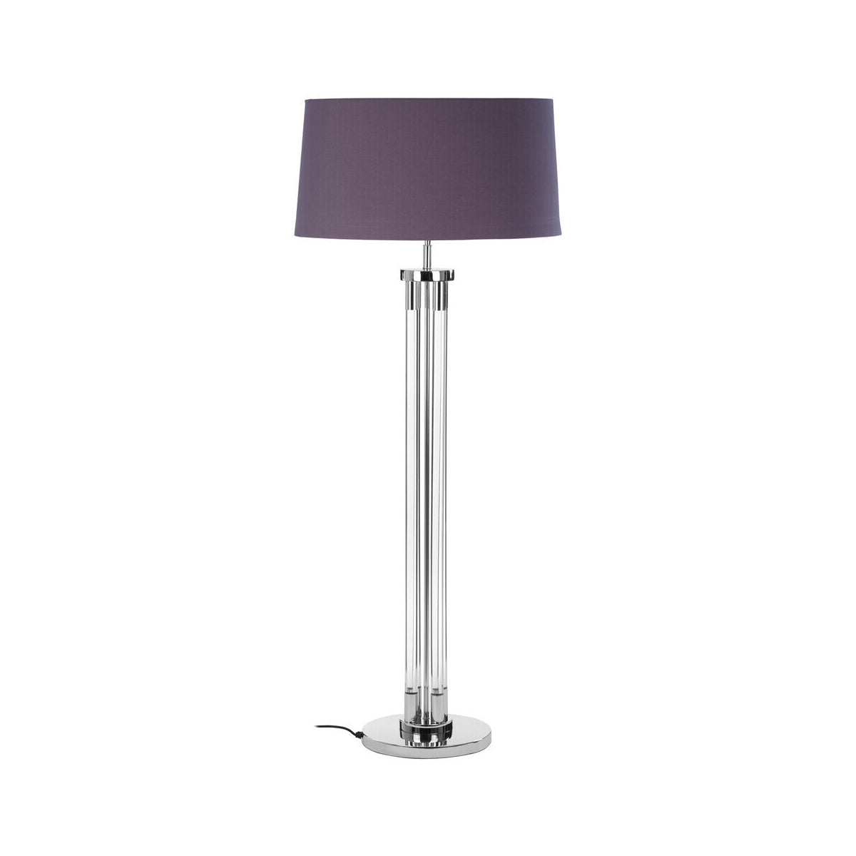 Skye Tall Acrylic And Tubular Base Floor Lamp