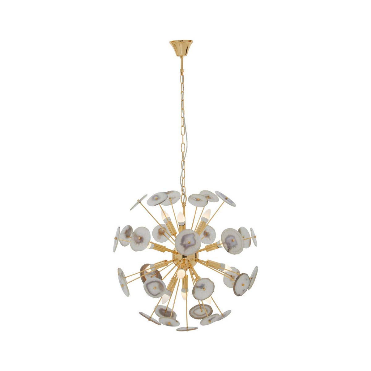 Glamour Agate 12-light Celing Light.