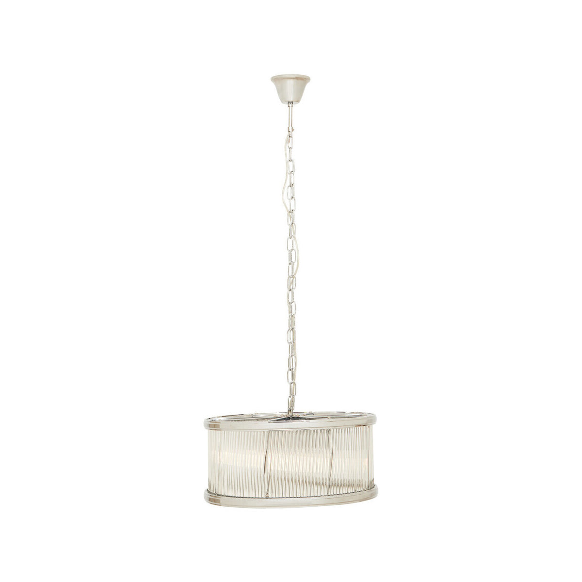 Kensington Townhouse Nickel Pendant Light