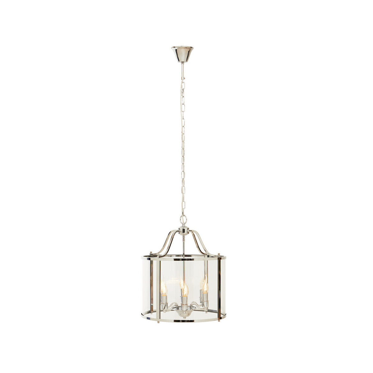 Hampstead 6 Bulb Chrome Pendant Light