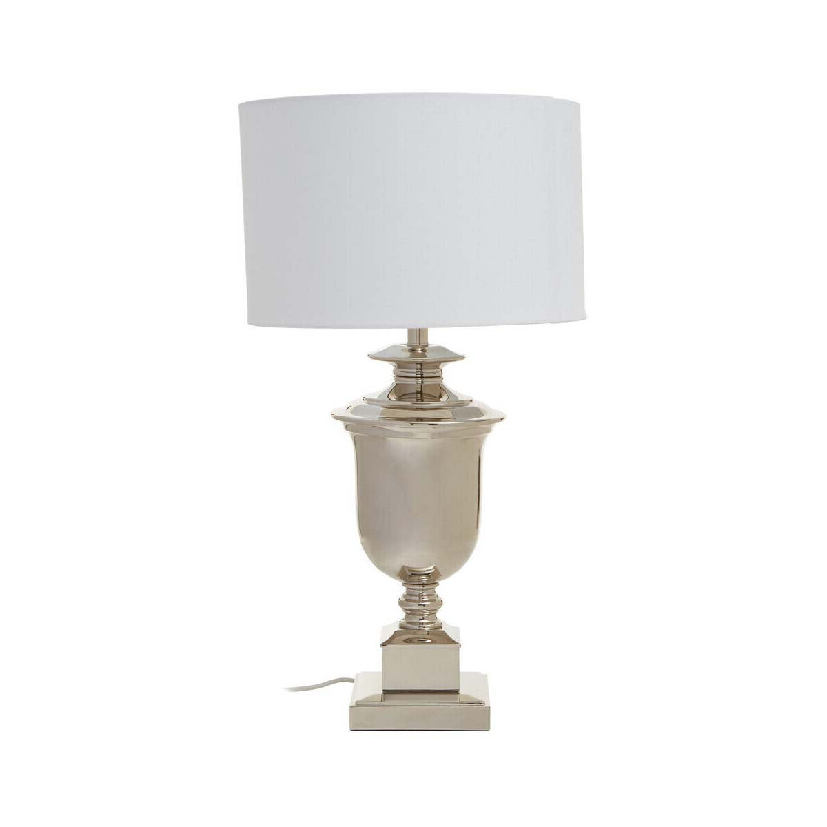 Saylor 76Cm H Table Lamp Nickel Fin