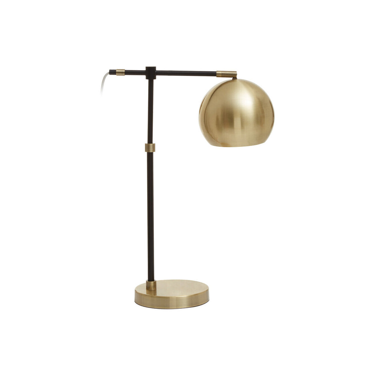 Saxia 57Cm H Table Lamp Blk Met