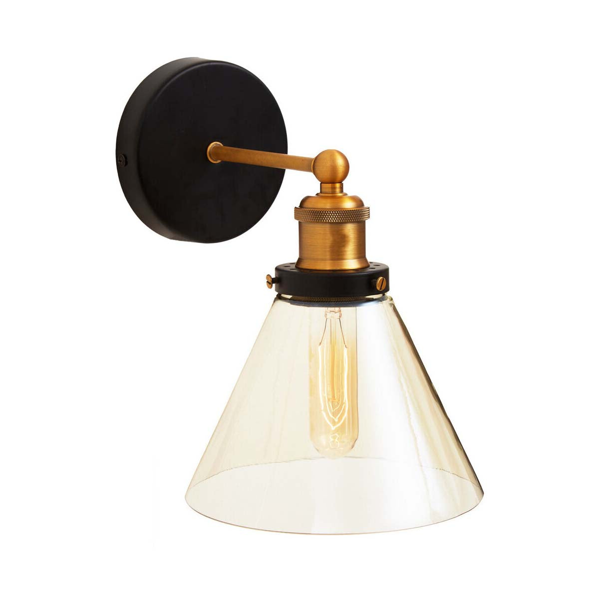 Trieste Matte Black Wall Light