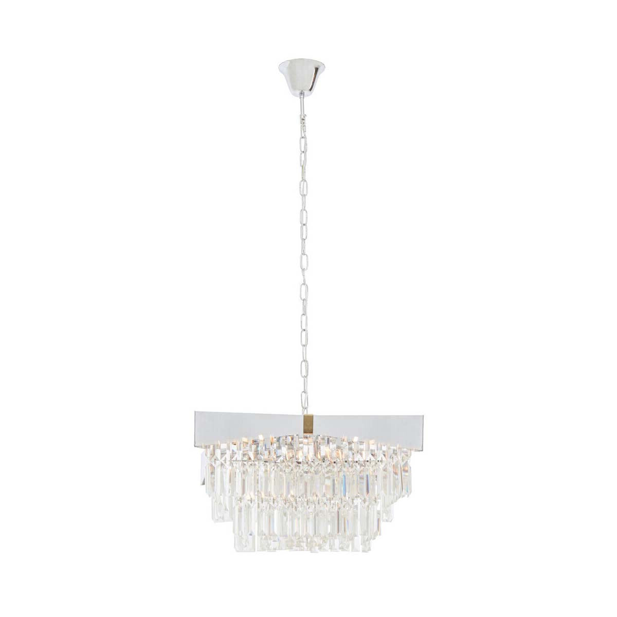 Babylon Six Bulb Chrome Chandelier