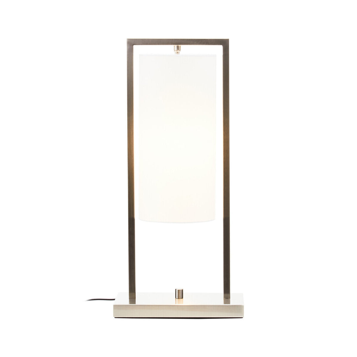 Atkins Nickel Finish Table Lamp