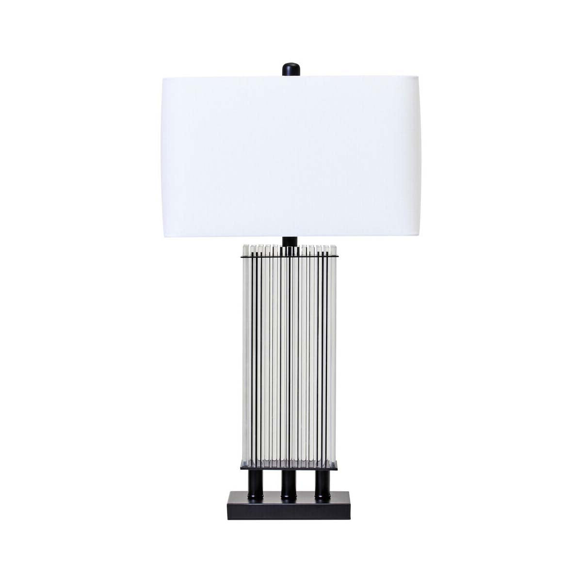 Elana Table Lamp With Matte Black Base