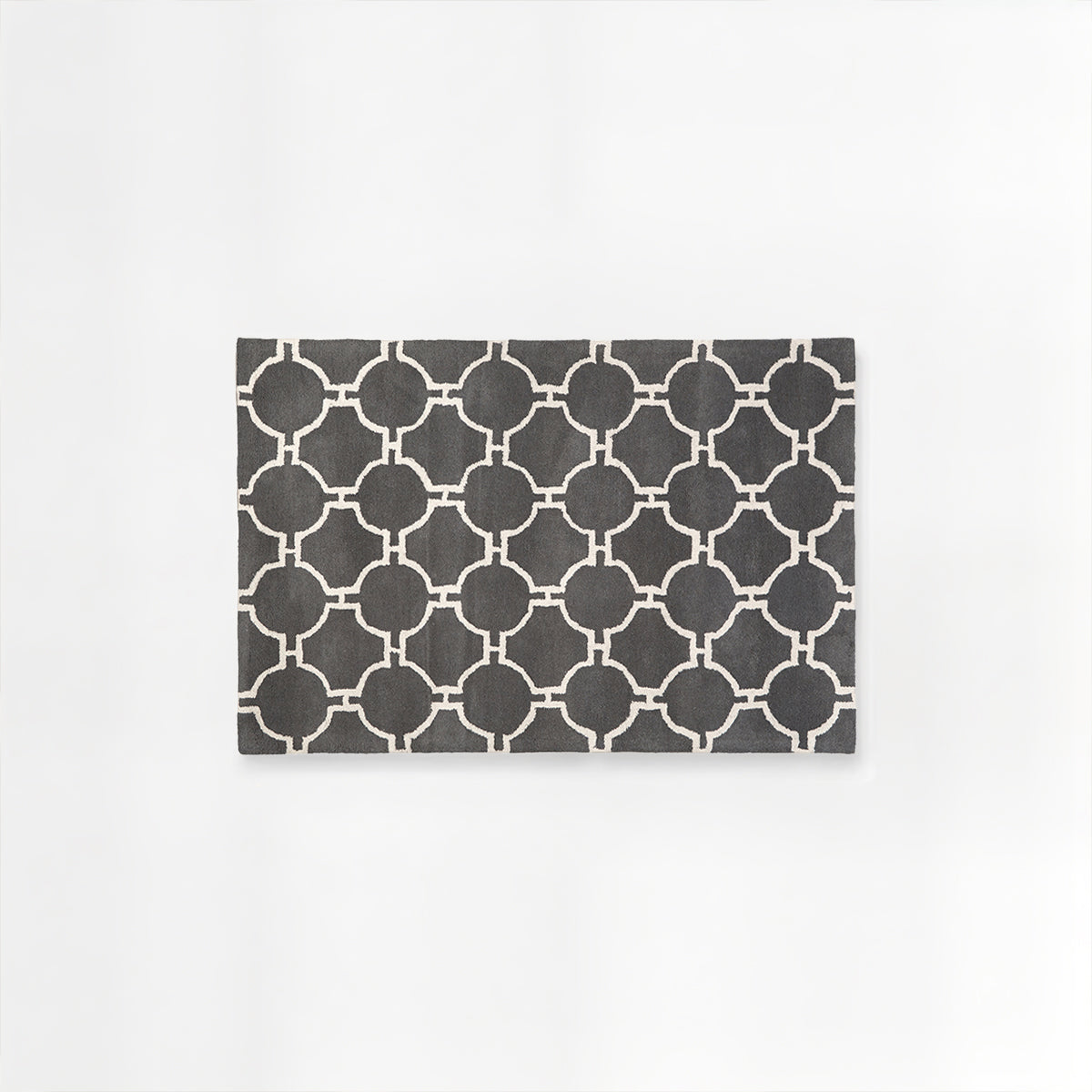 Bosie Kensington Grey & white rug