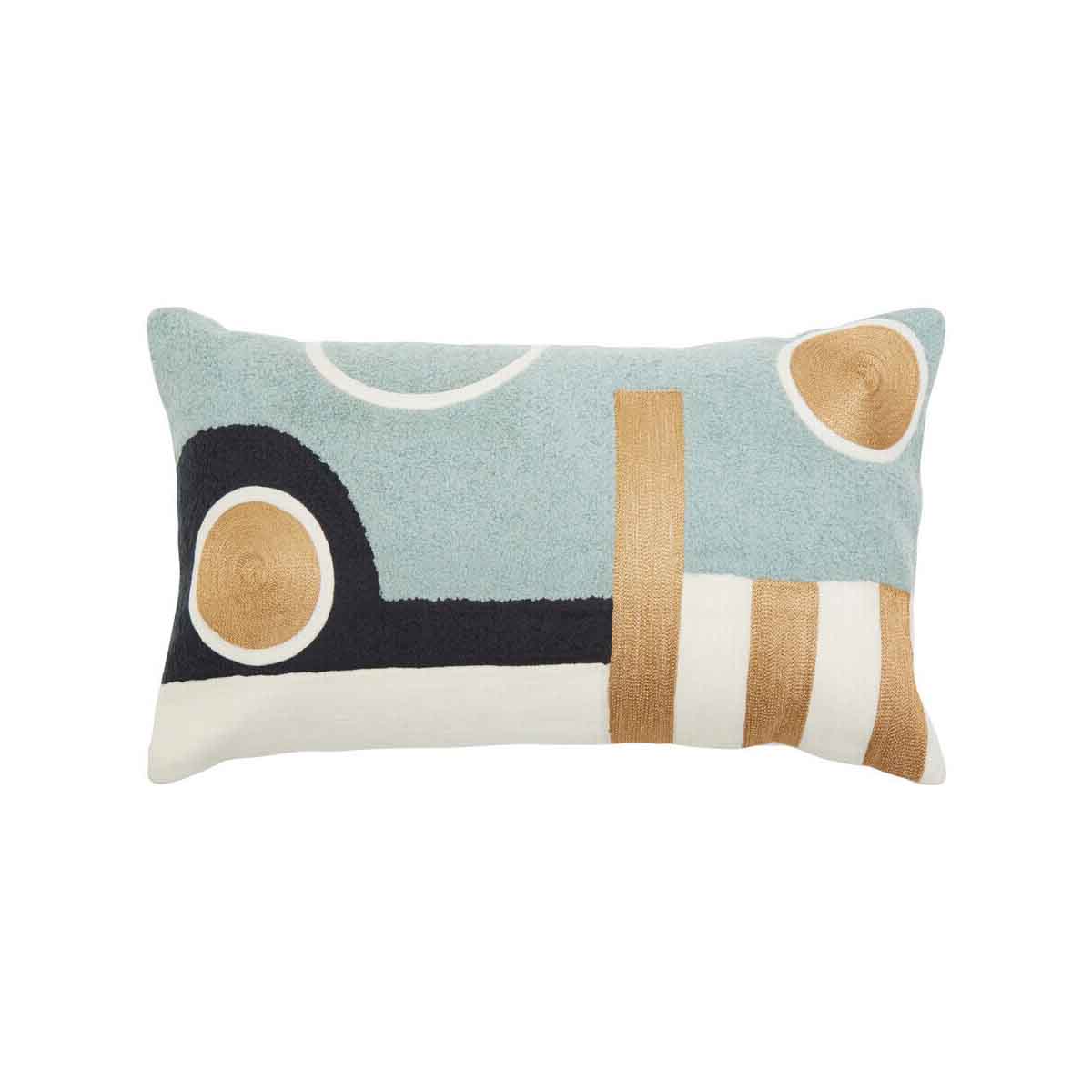 Bosie Ozella Abstract Rectangular Cushion