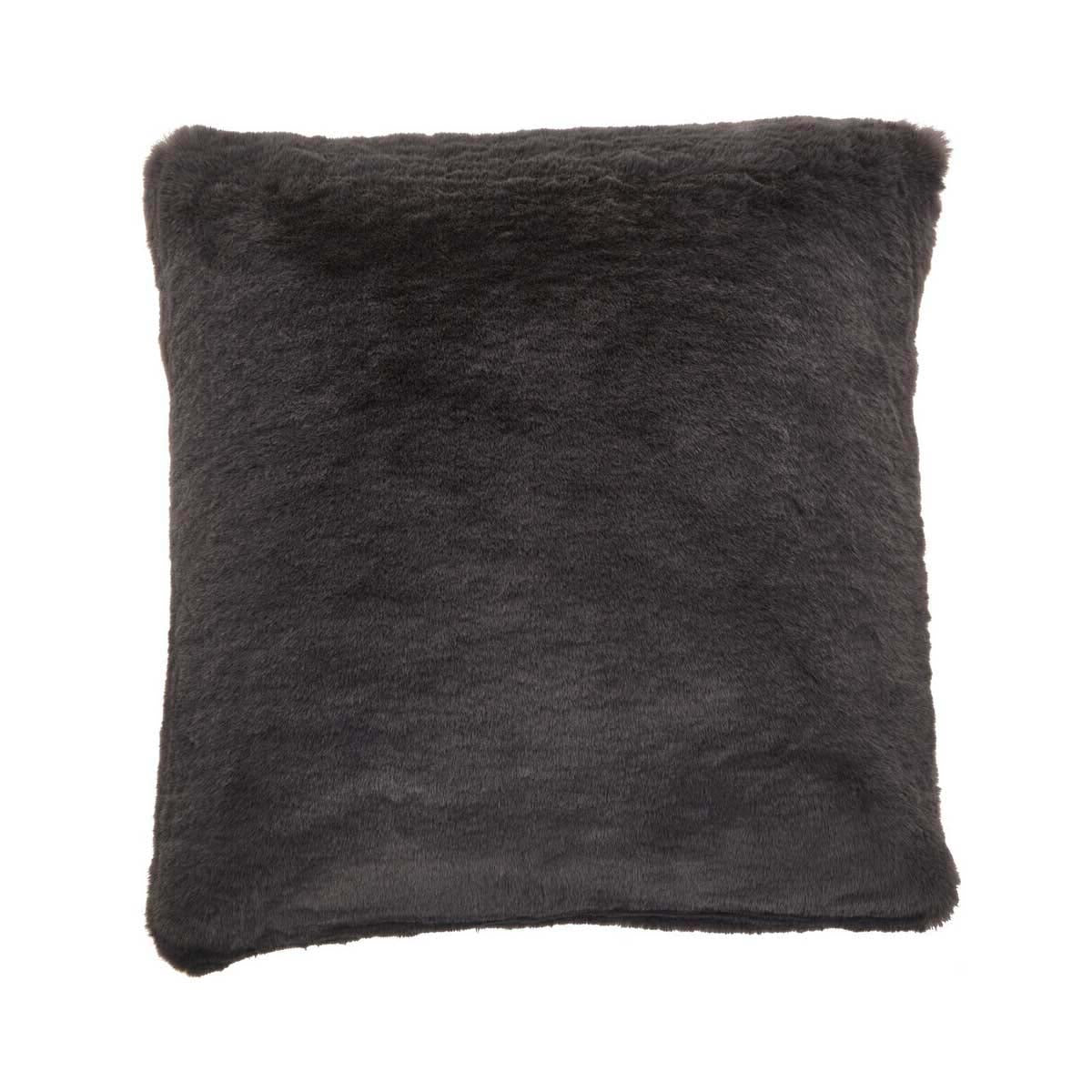 Bosie Lamina Grey Square Fur Cushion