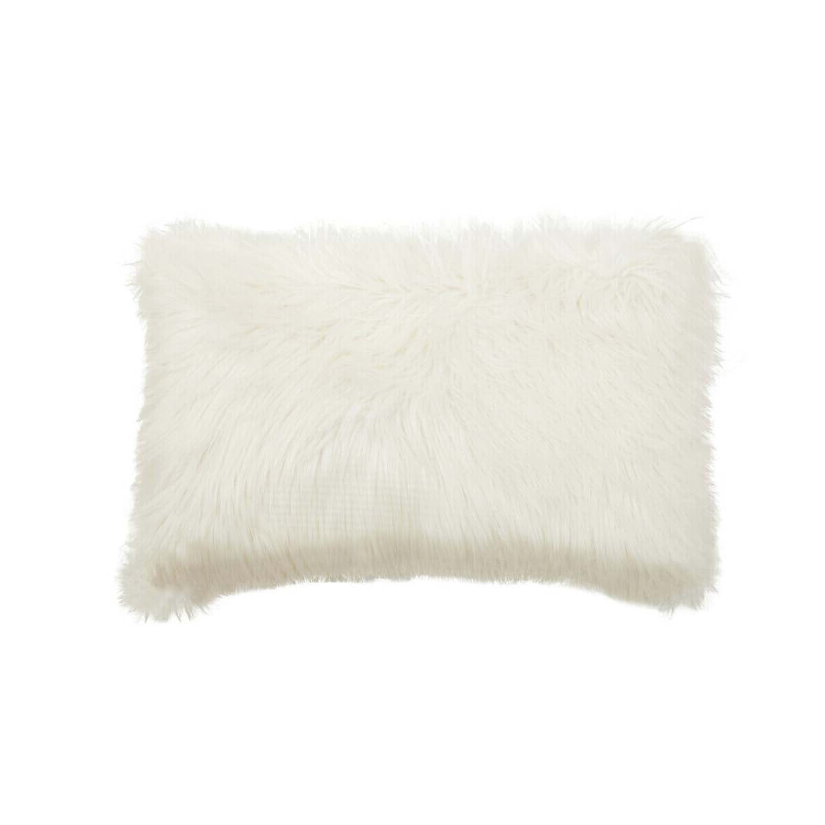 Bosie Lamina Cream Fur Cushion