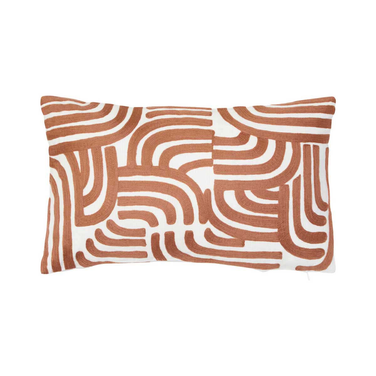 Bosie Ozella Natural and Terracotta Cushion