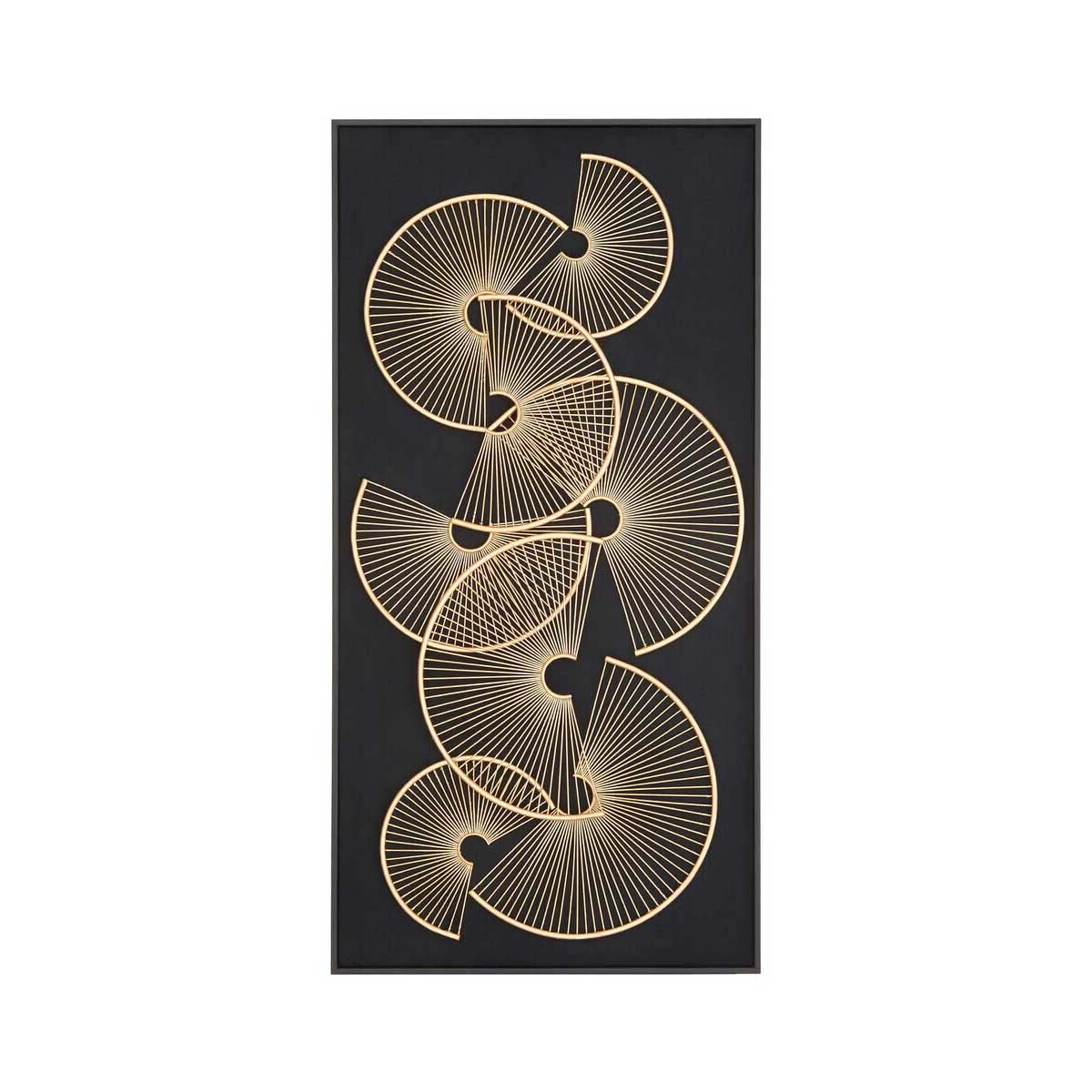 Modello Metal Fan Framed Wall Art