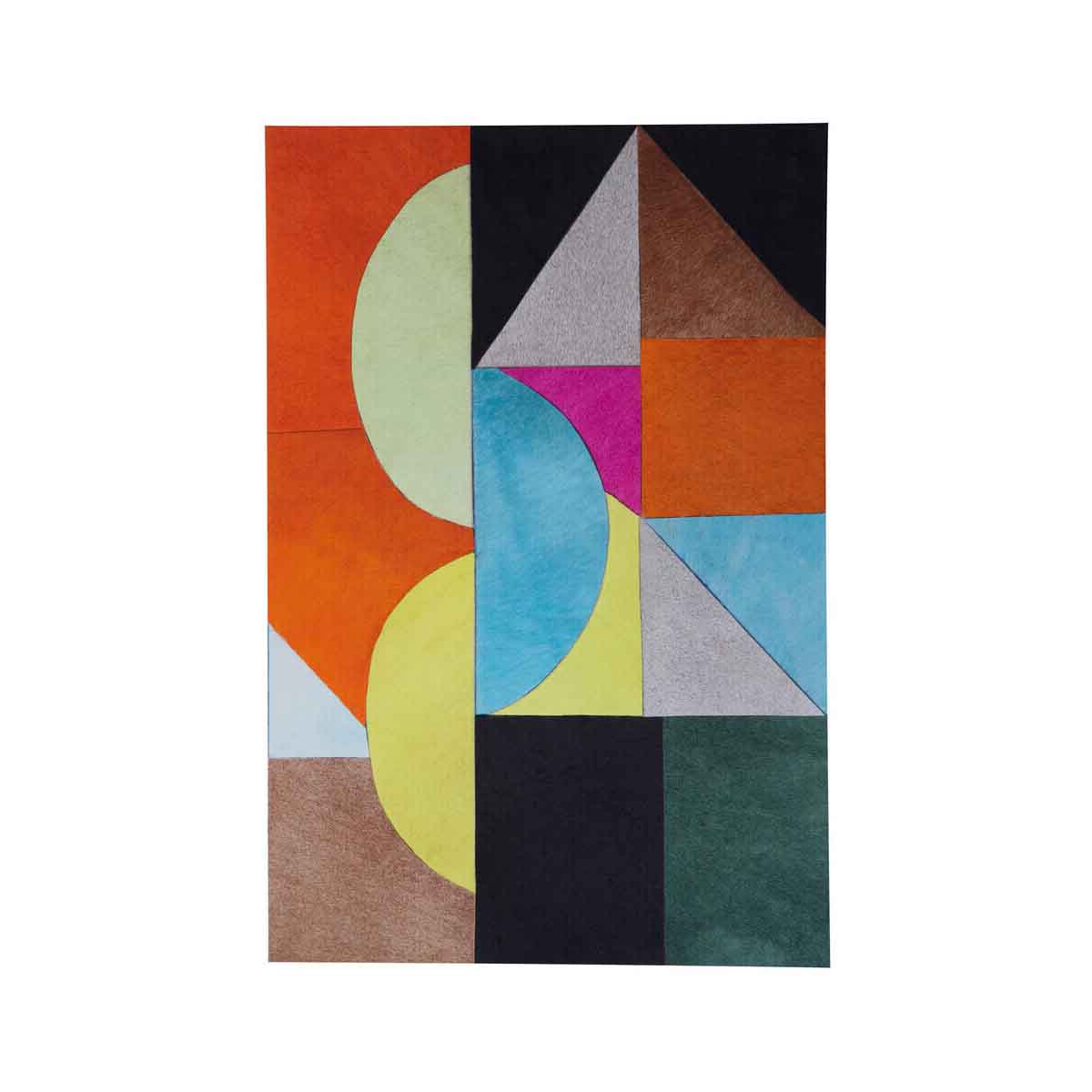 Safira Genunie Leather Abstract Wall Art