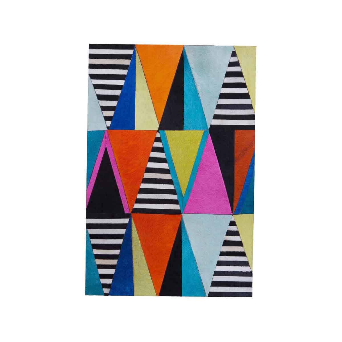 Safira Genuine Leather Multicolour Wall Art