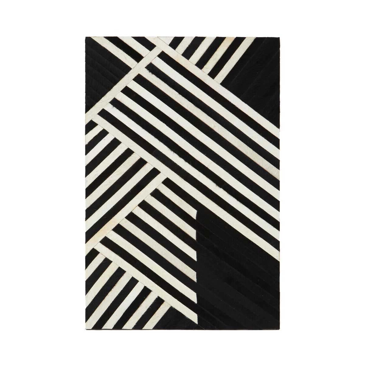 Safira Black And White Abstract Wall Art