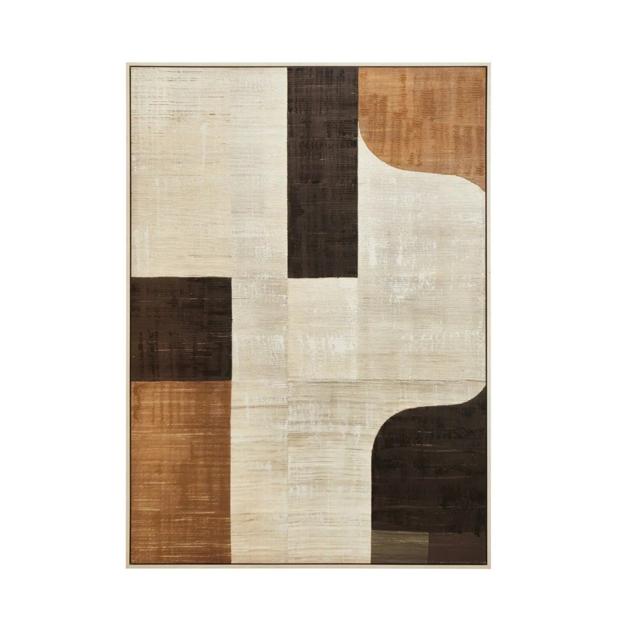Astratto Neutral Abstract Textured Canvas Wall Art