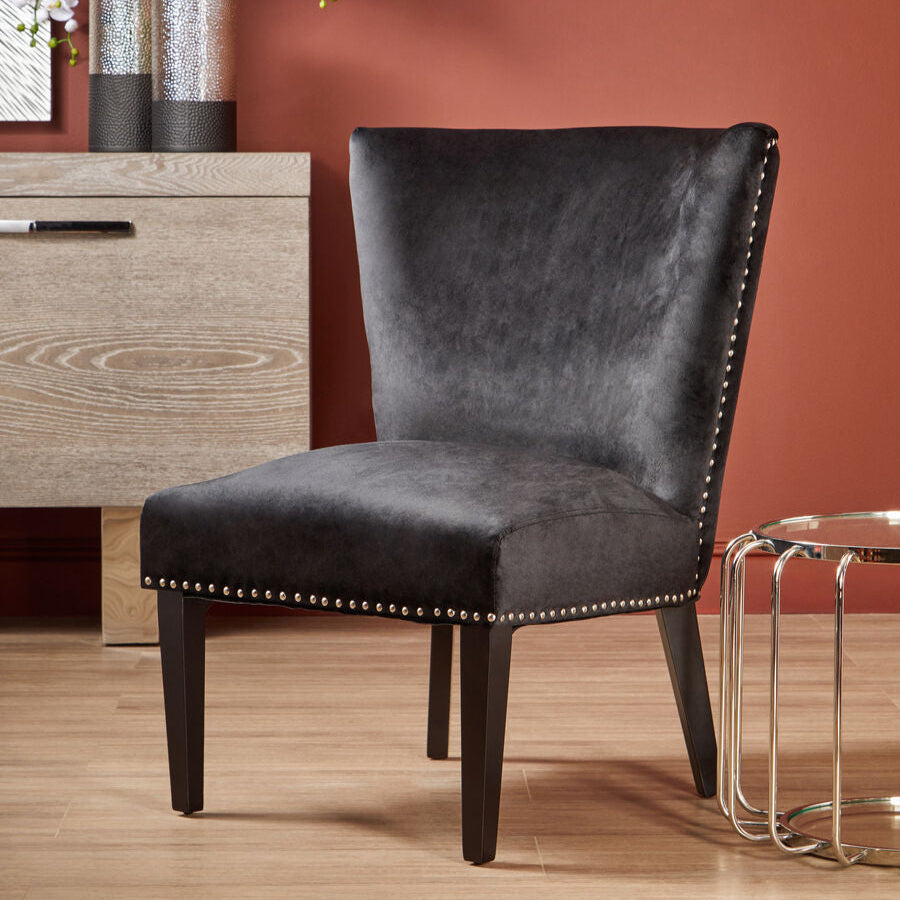 Kensington Townhouse Black Winged Dining Chair
