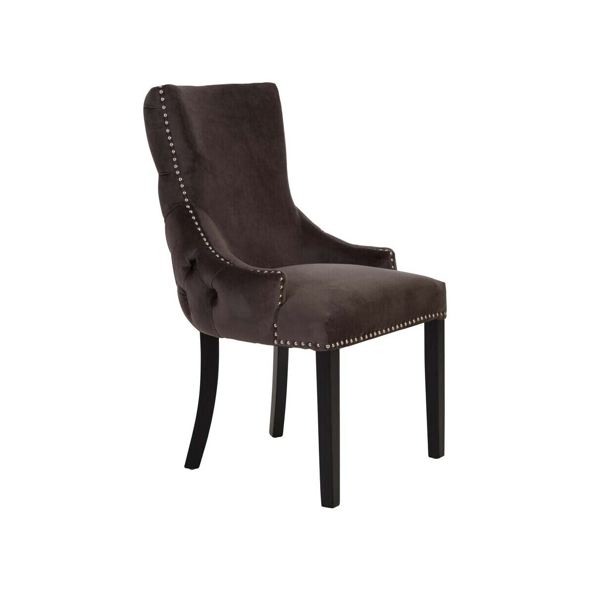 Kensington Townhouse brown Velvet Dining Chair