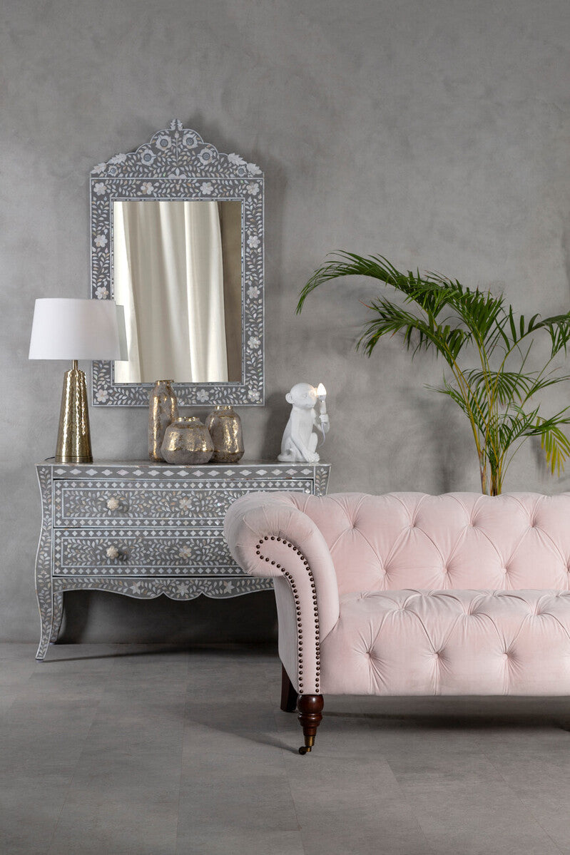 Fusion 2 Drawer Chest with Mother of Pearl Inlay