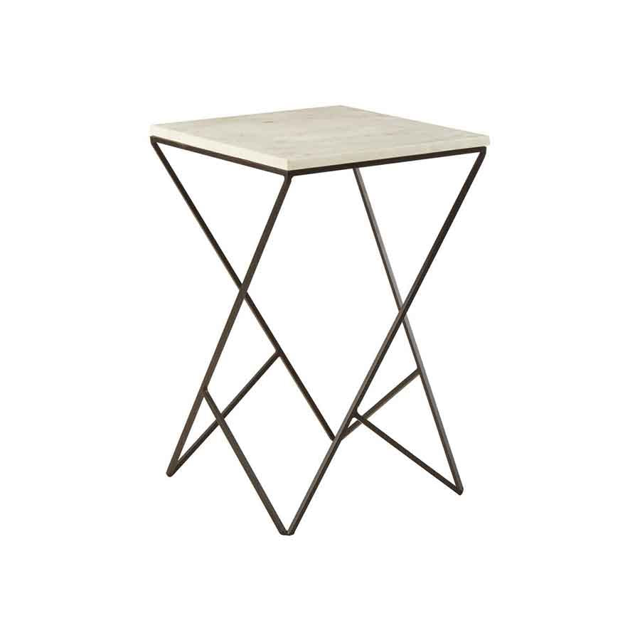 Shalimar Marble top Square Side Table