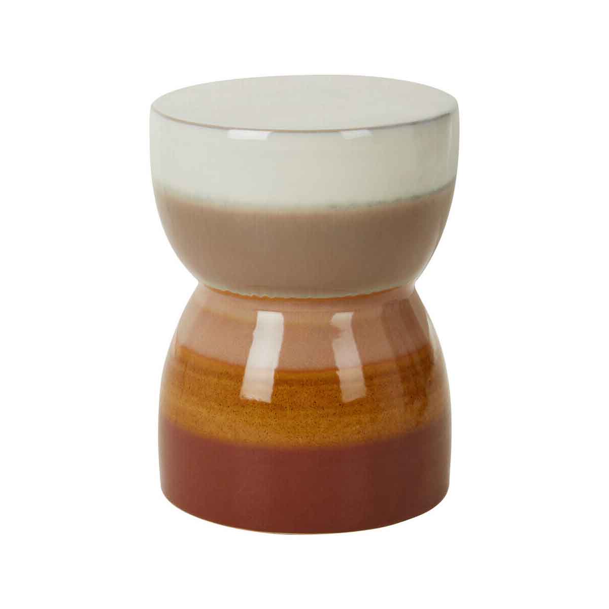 Sorrell Multicoloured Ceramic Table And Stool