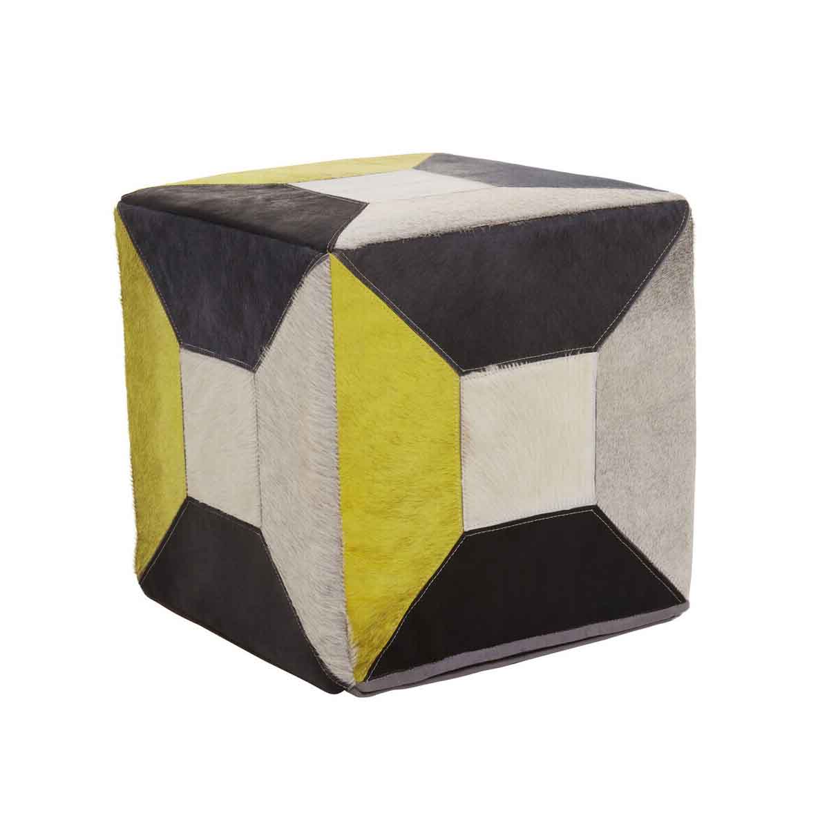 Safira Abstract Pouffe