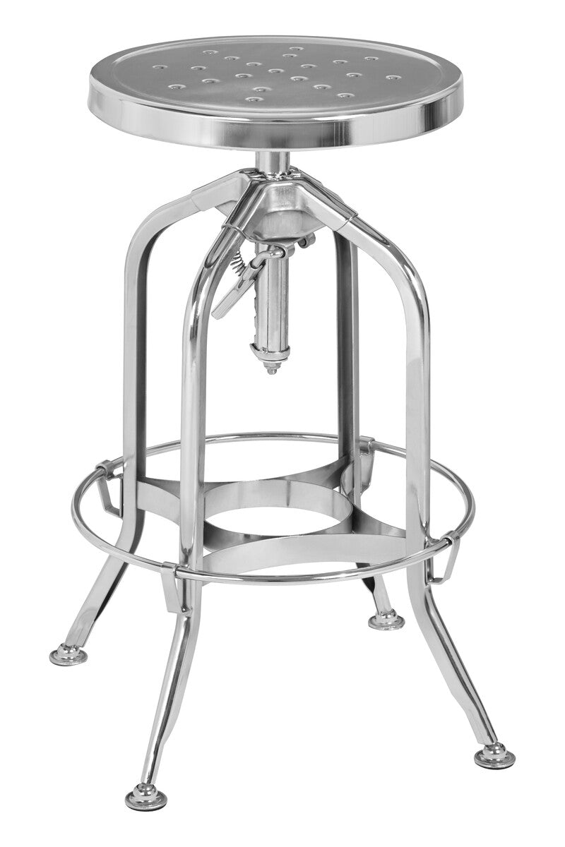 Gator Silver Adjustable Stool