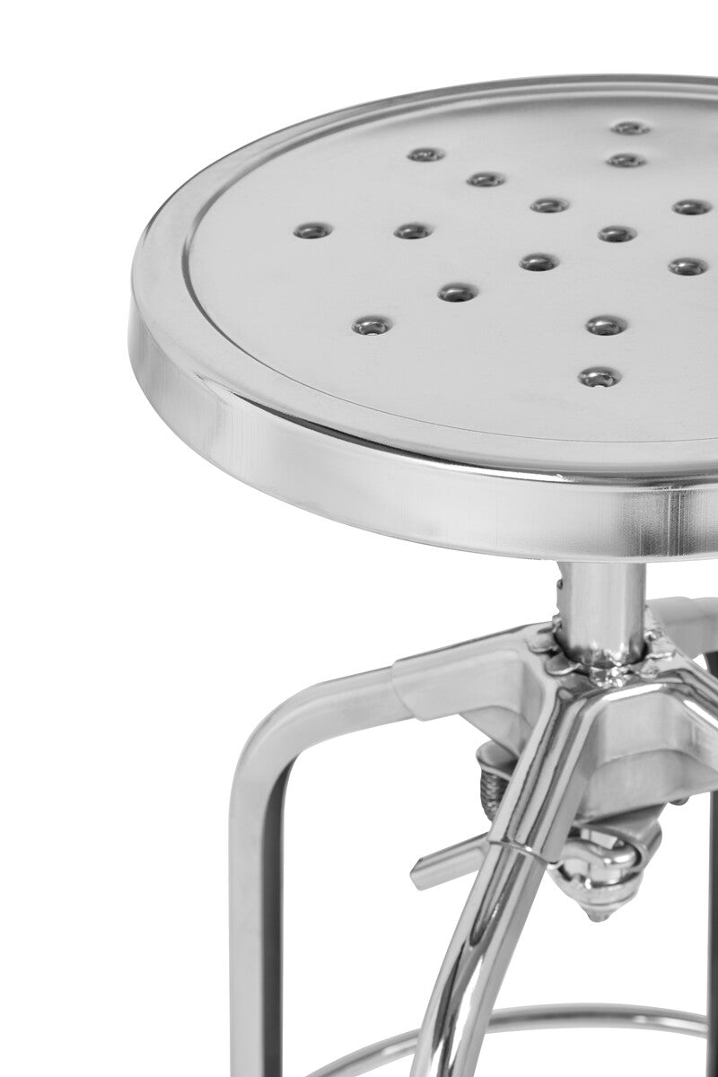 Gator Silver Adjustable Stool