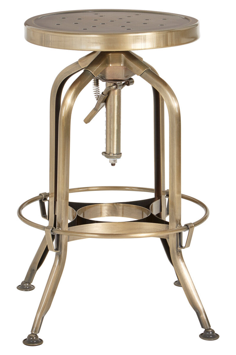 Gator Brass Adjustable Stool