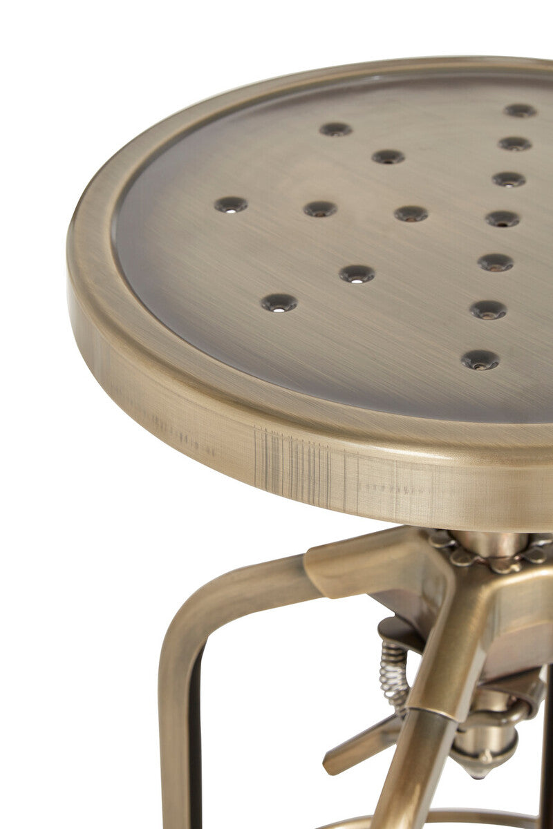 Gator Brass Adjustable Stool