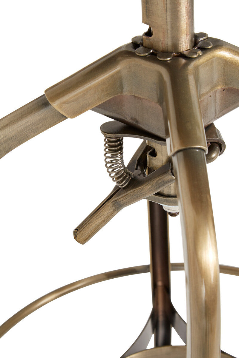 Gator Brass Adjustable Stool
