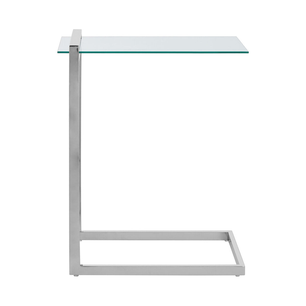 Oria Chrome Finish End Table