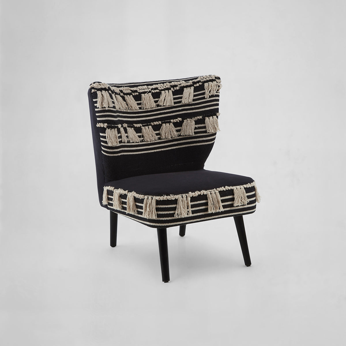 Cefena Black Moroccan Chair