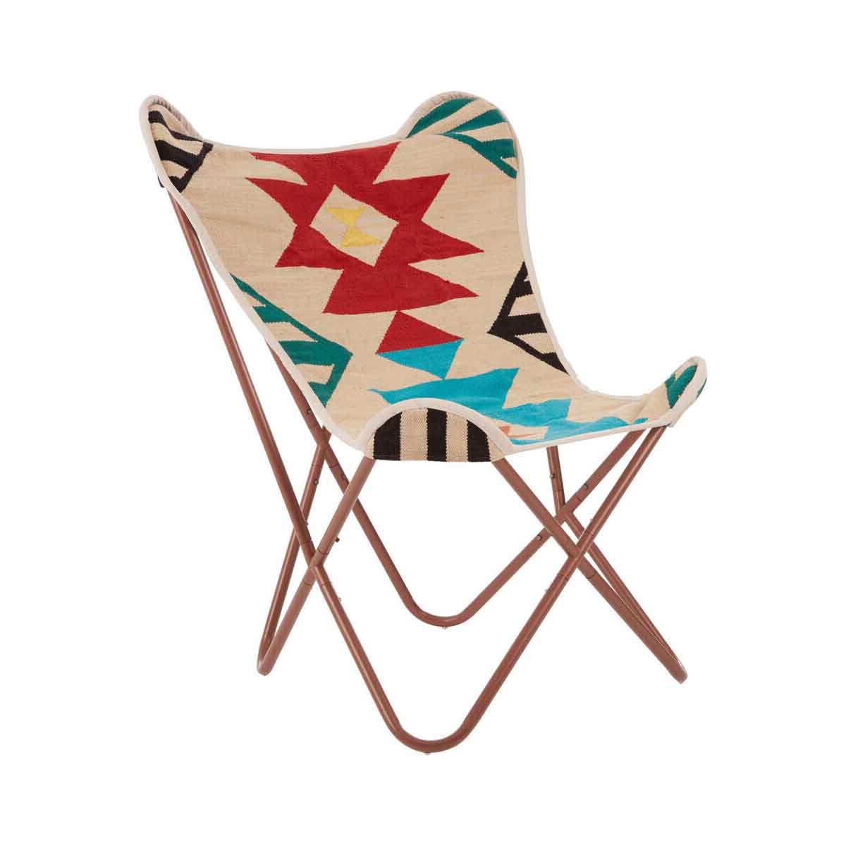 Cefena Multicolour Butterfly Chair