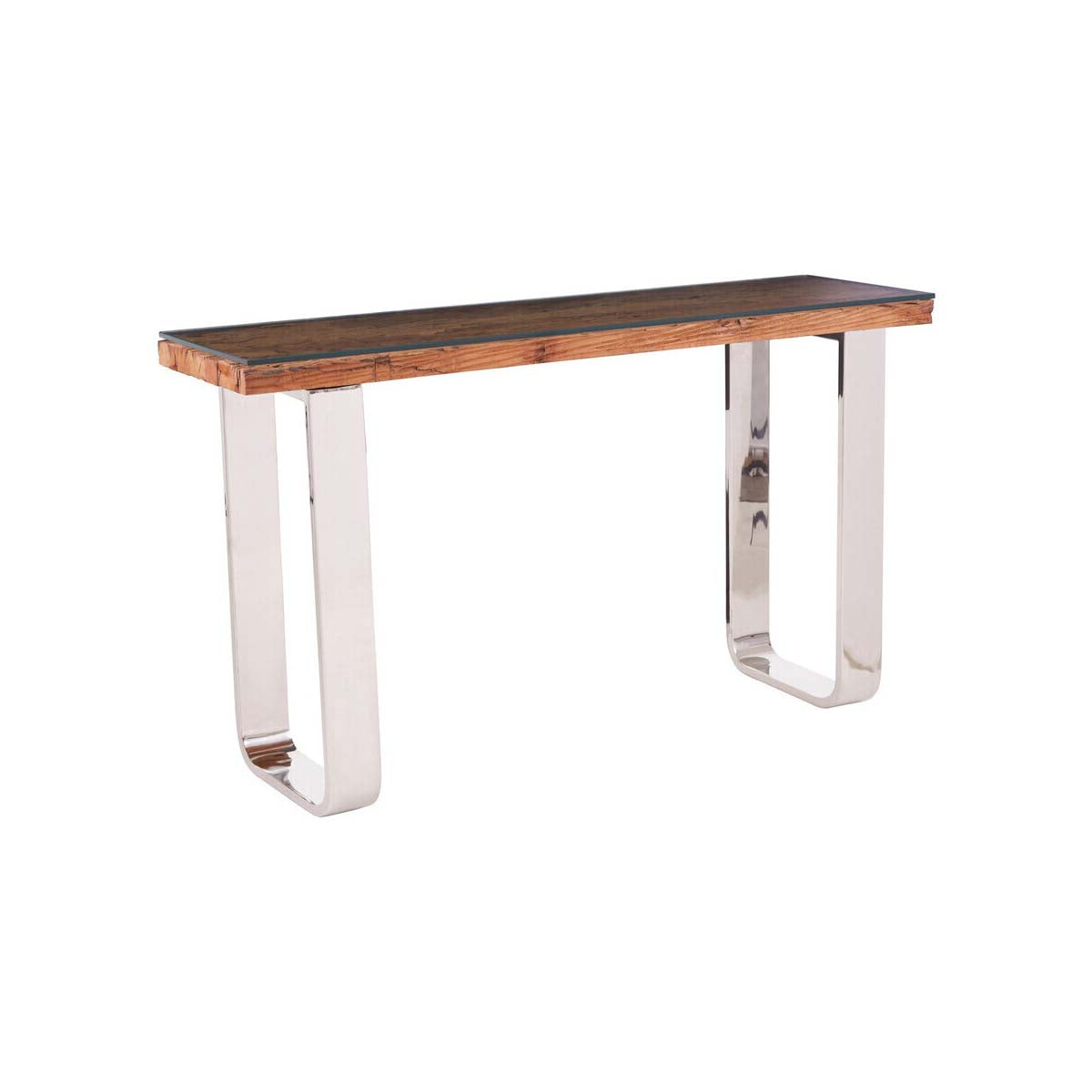 Kerala Natural U Shaped Base Console Table