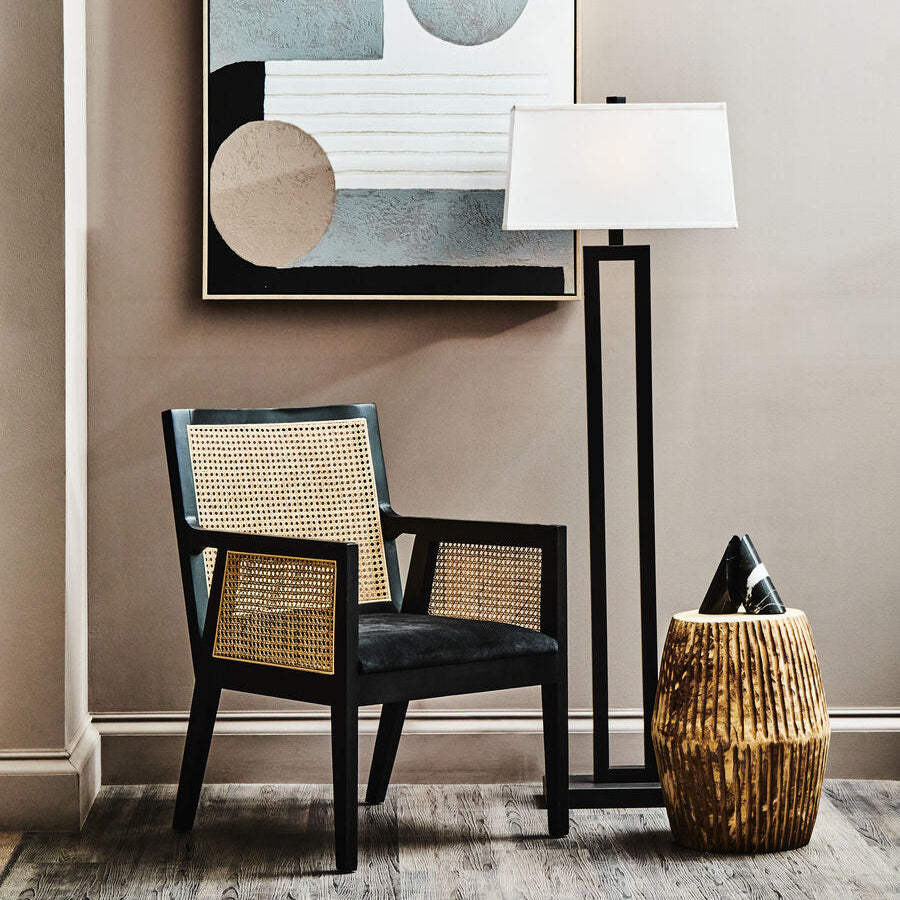 Corso Cane Rattan Back Chair