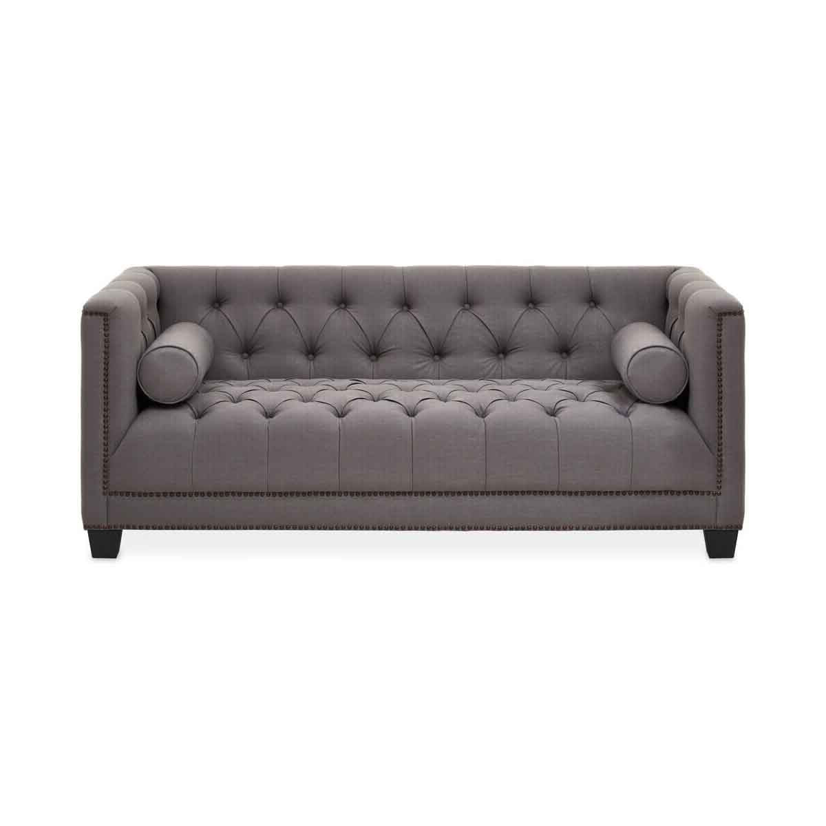 Surina 2 Seat Grey Fabric Sofa