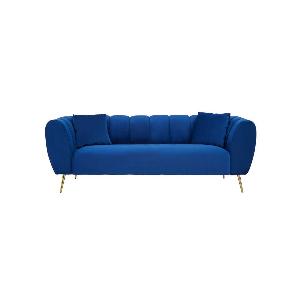 Florine 3 Seat Midnight Velvet Sofa
