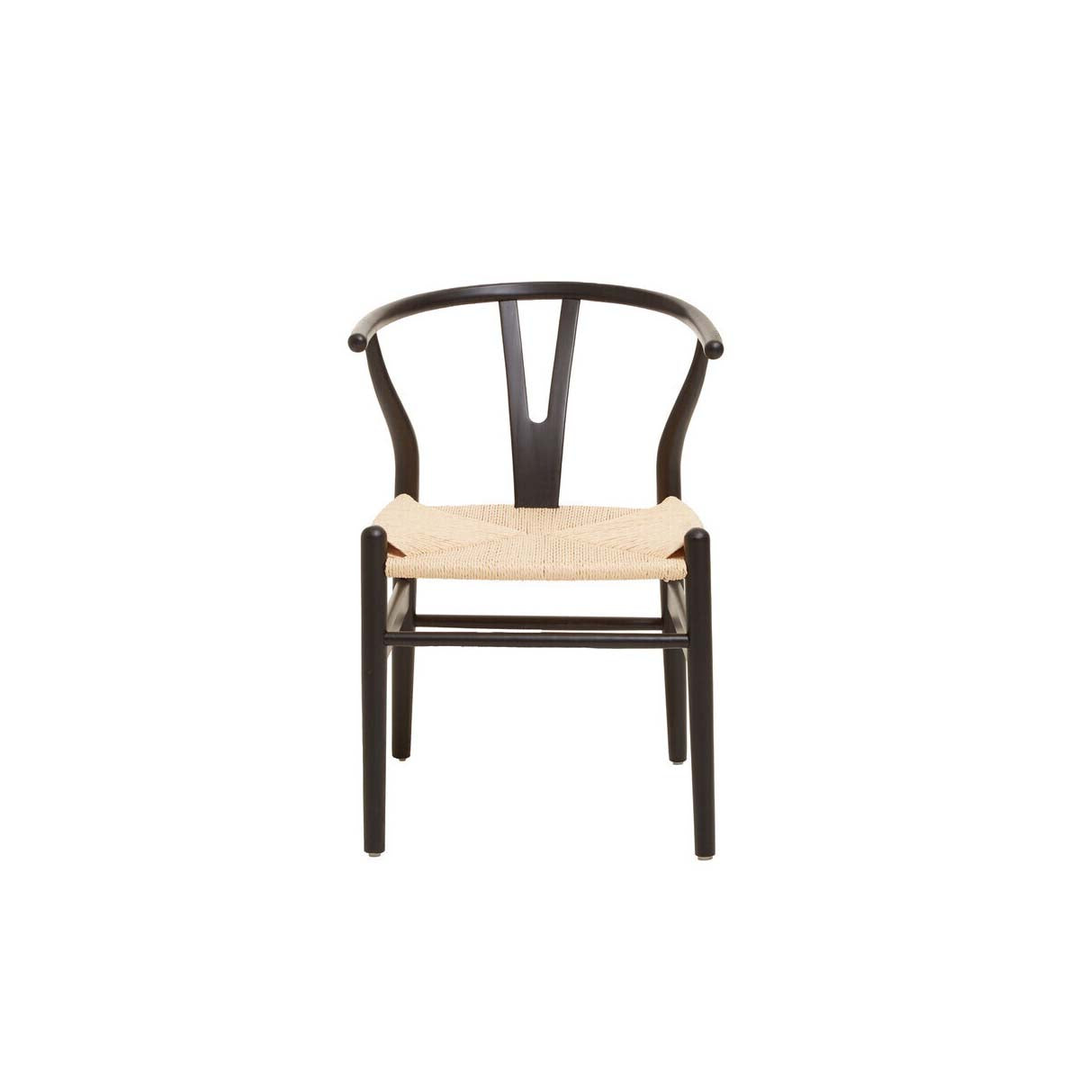 Lyon Wishbone Matte Black Chair