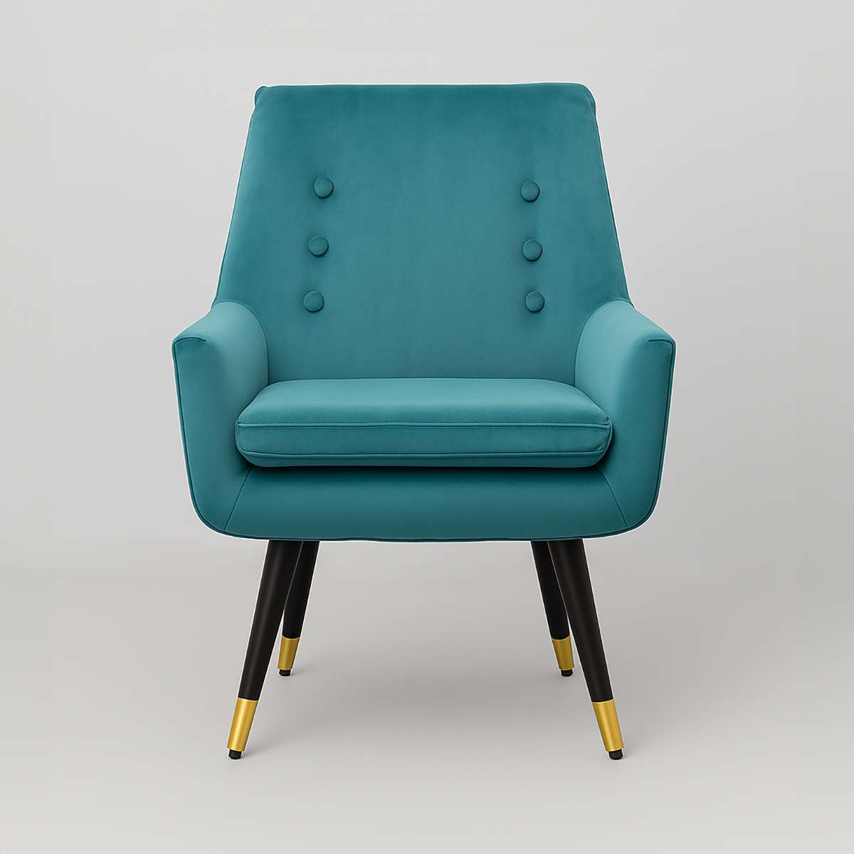 Sara Green Velvet Armchair