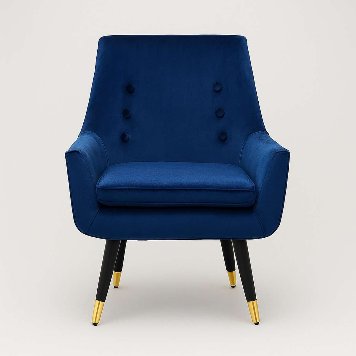 Sara Midnight Velvet Armchair